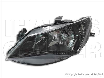 Seat Ibiza 2012-2015 - FSZ 2H7 bal fekete házas (motoros) DEPO