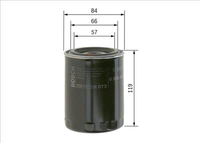 olajszűrő BOSCH 0 986 452 000 for NISSAN, TOYOTA, FORD, ISUZU, …