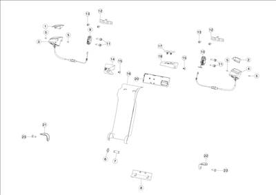 Tesla Model 3 2017-2023 Hátsó ülés tartozékok