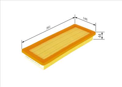 légszűrő BOSCH F 026 400 151 for PEUGEOT, CITROËN, BMW, TRACK MARSHALL, …