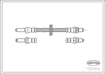 fékcső CORTECO 19018799 for FORD