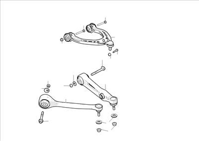 Tesla Model S 2012-2016 Első lengőkarok