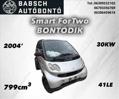 Smart Fortwo (MC01) Bontott Alkatrészei