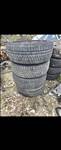  5x120 lyukosztású  Et 35-40 17" használt felni, rajta 215/55 használt téli gumi gumi 