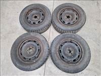  5x100 15" gyári lemezfelni, 195/65 King Meiler téli gumi szett (30610)