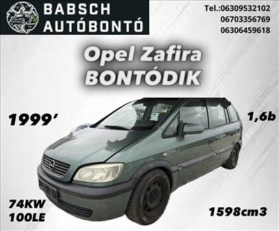 Opel (T98 Monolab) Zafira A bontott alkatrészei