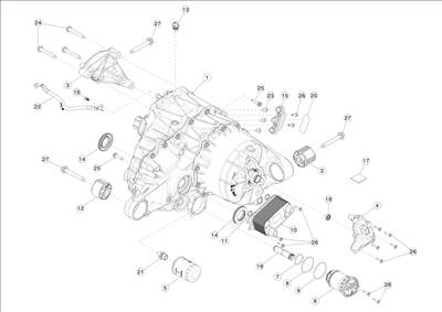 Tesla Model Y 2020-tól Hátsó motor és részei