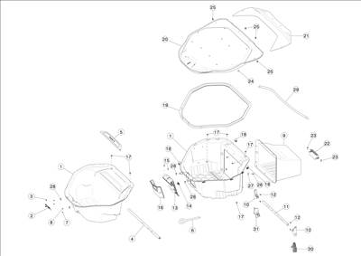 Tesla Model S 2012-2016 Első csomagtér tálca