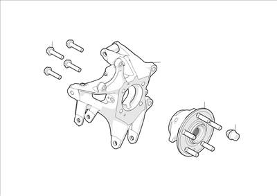 Tesla Model S 2012-2016 Hátsó csonkállvány