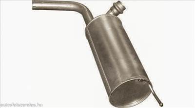 Marix 19-108 középső kipufogó dob - CITROEN Jumpy II, FIAT Scudo II, PEUGEOT Expert II