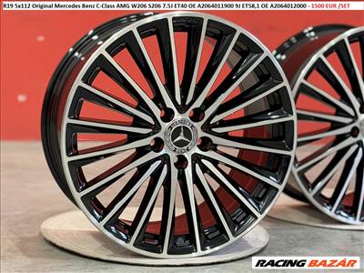 R19 5x112 Original Mercedes Benz C-Class AMG W206 S206 gyári kétszéles alufelnik felnik 19" 19col