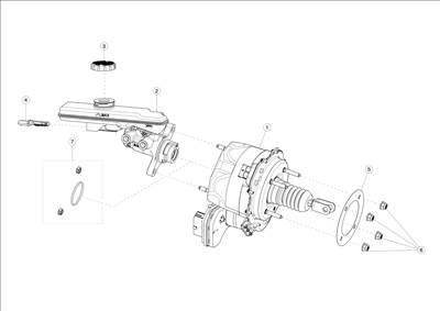 Tesla Model 3 2017-2023 Elektromechanikus fékrásegítő