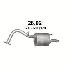 Polmo 26.02 hátsó dob - Toyota Yaris 1.0i 12V 11