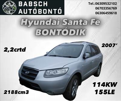 Hyundai Santa Fé Bontott Alkatrészei