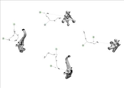 Tesla Model 3 Highland 2023-tól ABS Szenzor