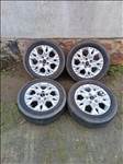  5x114.3 lyukosztású 16" újszerű Kia (gyári felni) alufelni, rajta 205/55  Hankook nyári gumi 