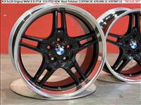 R19 5x120 Original BMW 8.5J ET18 - 9.5J ET32 kétszéles gyári alufelnik, peremes egyedi