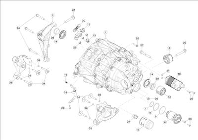 Tesla Model 3 Highland 2023-tól Első motor és részei