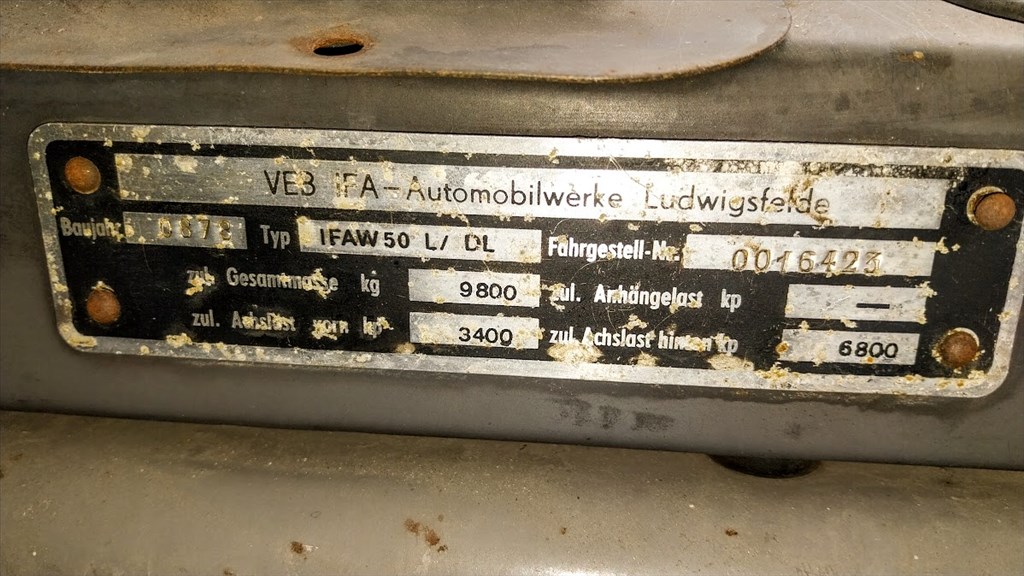 IFA Tüzoltólétrás autó. 7. kép