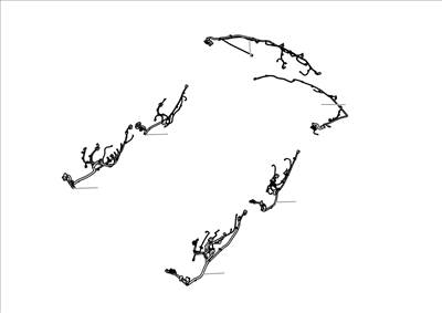 Tesla Model S 2012-2016 Ajtó és csomagtér ajtó kábelköteg