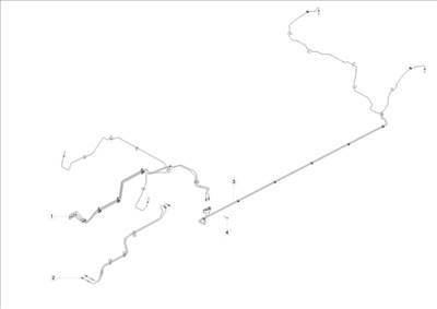 Tesla Model S 2012-2016 Fékcsövek