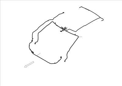 Tesla Model S 2012-2016 Tető és panorámatető kábelköteg