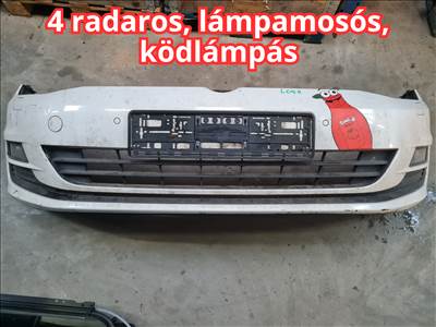 Volkswagen Golf VII első lökhárító LC9A, lámpamosó, 4 radar, ködlámpa (31787)