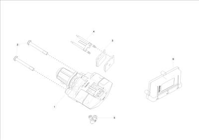 Tesla Model S 2012-2016 Kézifék féknyereg és fékbetét