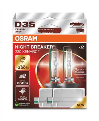 D3S xenon izzó Xenarc Night Breaker +220% 2db