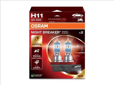 Osram Night breaker laser +220% H11 55w 2db