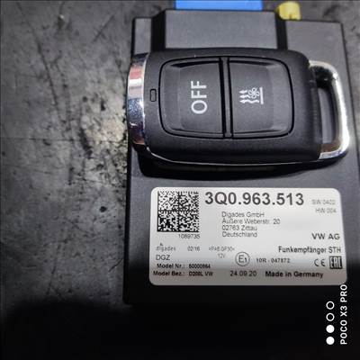 Volkswagen T6 Multivan állófűtés webasto ÚJ adó vevő egység VW konszern 