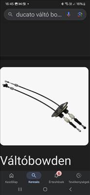 Citroën Jumper II, Fiat Ducato III, Peugeot Boxer II váltóbowden 