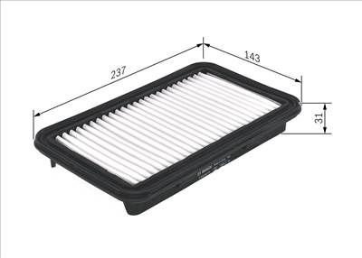 légszűrő BOSCH F 026 400 191 for SUZUKI