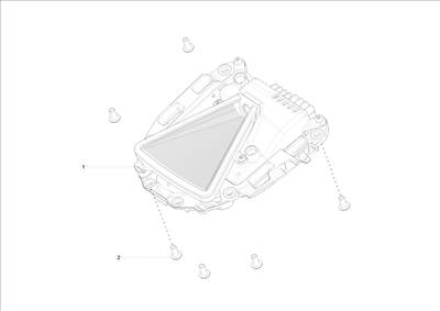 Tesla Model S 2012-2016 Első kamera