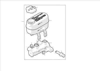 Tesla Model S 2012-2016 Fő fékmunkahenger