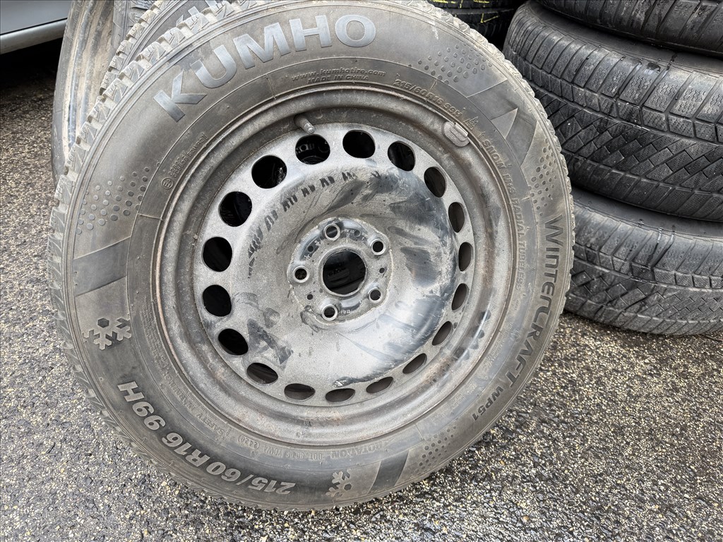 Volkswagen Passat / Skoda SuperB gyári 6,5X16-os 5X112-es ET41 lemezfelni garnitura eladó 2. kép