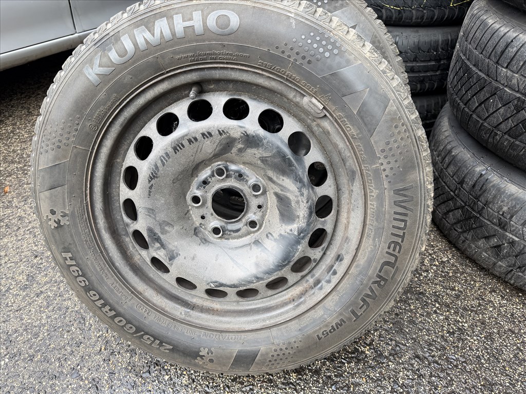 Volkswagen Passat / Skoda SuperB gyári 6,5X16-os 5X112-es ET41 lemezfelni garnitura eladó 3. kép