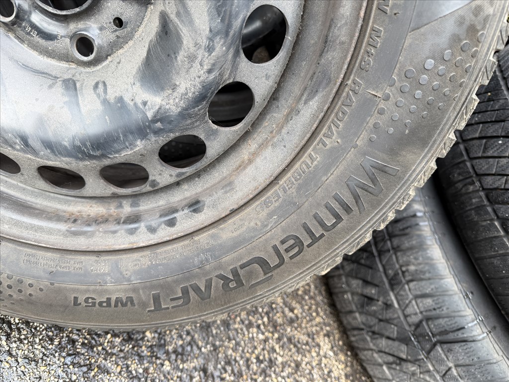 Volkswagen Passat / Skoda SuperB gyári 6,5X16-os 5X112-es ET41 lemezfelni garnitura eladó 5. kép