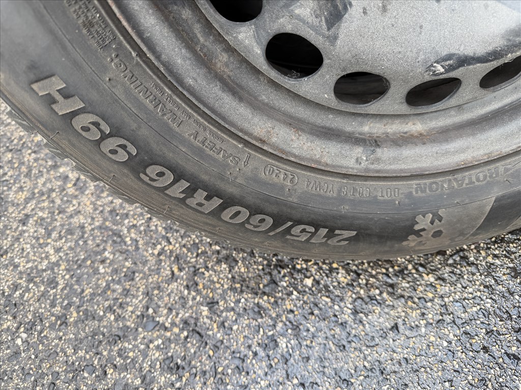 Volkswagen Passat / Skoda SuperB gyári 6,5X16-os 5X112-es ET41 lemezfelni garnitura eladó 6. kép