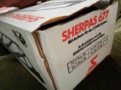 Tetőcsomagtartó, síléc tartóval!Sherpas kombi