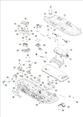 Tesla Model 3 Highland 2023-tól Egyéb magasfeszültségű akkumulátor alkatrészek