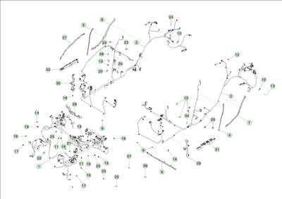 Tesla Model Y 2020-tól Fő kábelköteg
