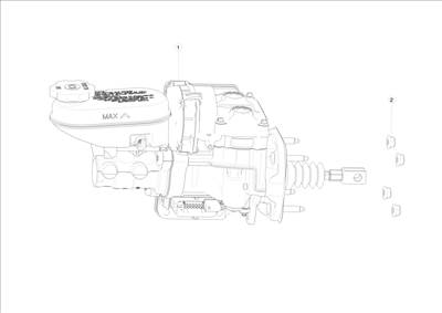Tesla Model S 2012-2016 Elektromechanikus fékrásegítő