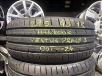 215/45 r18 Hankook 2024 ÚJ nyárigumi 4db eladó 215/45r18 garnitúra