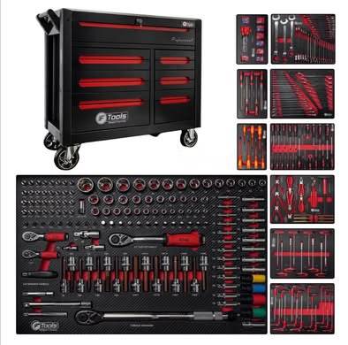 F-tools műhelykocsi szerszámokkal bontatlanul akár házhoz is