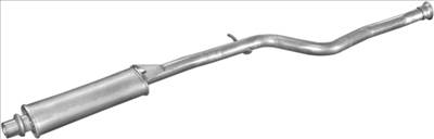 POLMO 19.13 - Kipufogó közép dob PEUGEOT 106 1.3, 1.4, 1.4 D, 1.5 D, 1.6 (1991-2004)