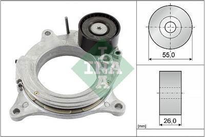 Szíjfeszítő, hosszbordás szíj Schaeffler INA 534 0692 10 for BMW, MINI