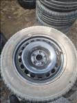  5x112 lyukosztású 16" újszerű gyári VW/skoda lemezfelni, rajta 215/60 használt Continental téli