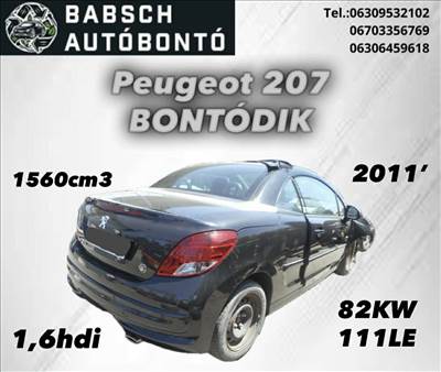 Peugeot (W) 207 Bontott Alkatrészei