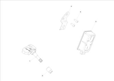 Tesla Model S 2012-2016 Guminyomás szenzorok (TPMS)
